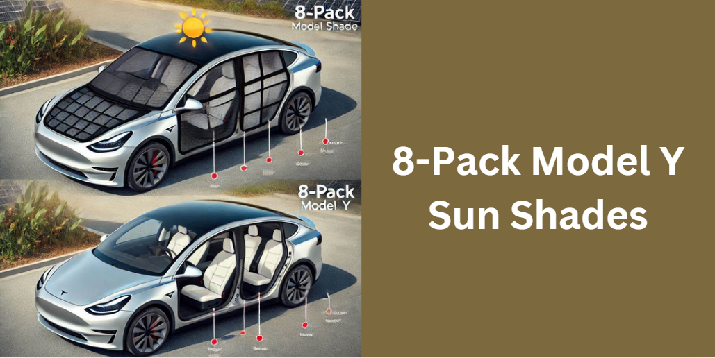 8-Pack Model Y Sun Shades