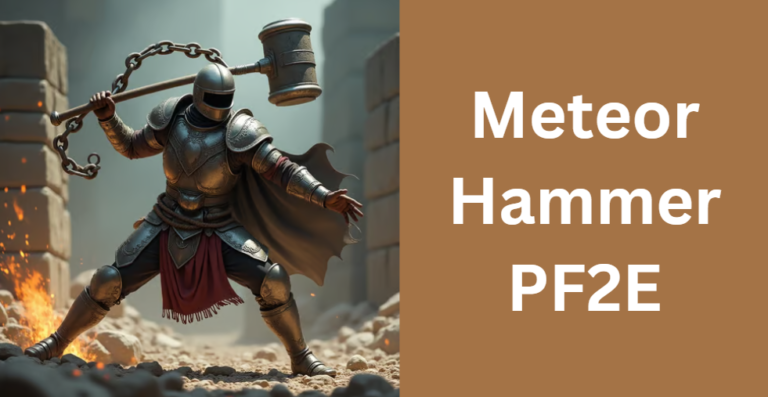 Meteor Hammer PF2E