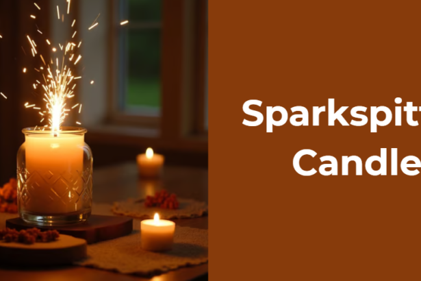Sparkspitter Candle