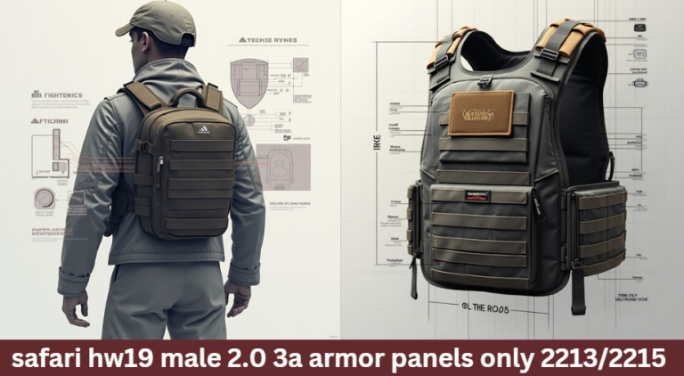 safari hw19 male 2.0 3a armor panels only 2213/2215